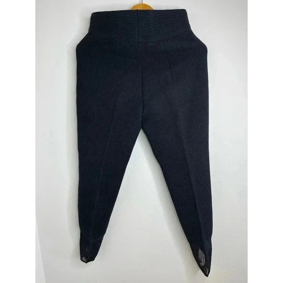 Vintage Obermeyer Stirrup ski pants black size 12R - Picture 2 of 11